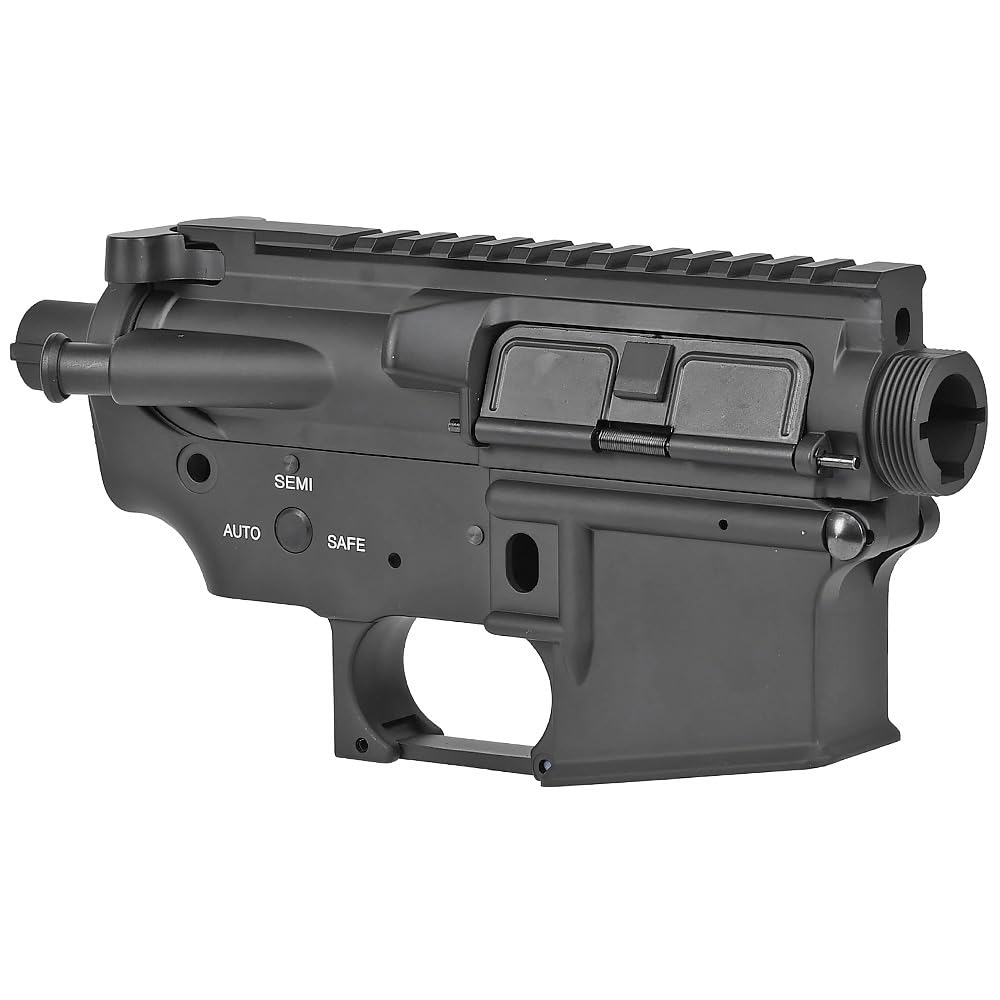 Ryohin Buhin Aluminum Frame for M4/M16 Series Electric Guns (Unmarked) & Exterior Parts Set (Metal Receiver Upper/Lower)