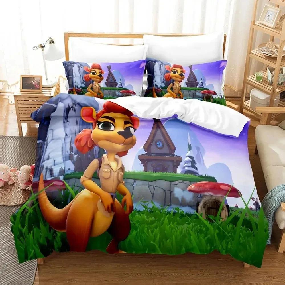 Spyro Reignited Triology Beddengoedset voor Volwassenen Jongens Dekbedovertrek Bedset Eenpersoons Twin Volledig Queen beddengoedset Zacht en comfortabel