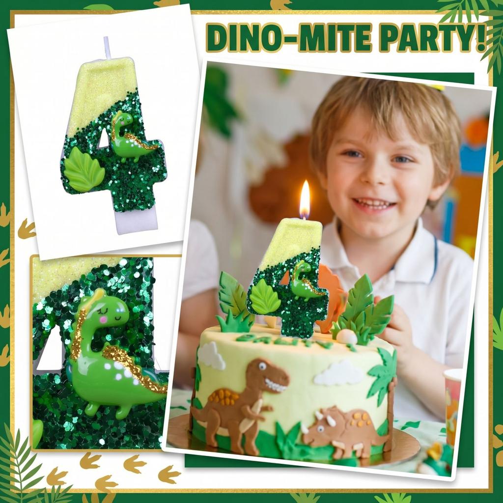 Fashion Cartoon Creative Birthday Candles Party Digital Candles
