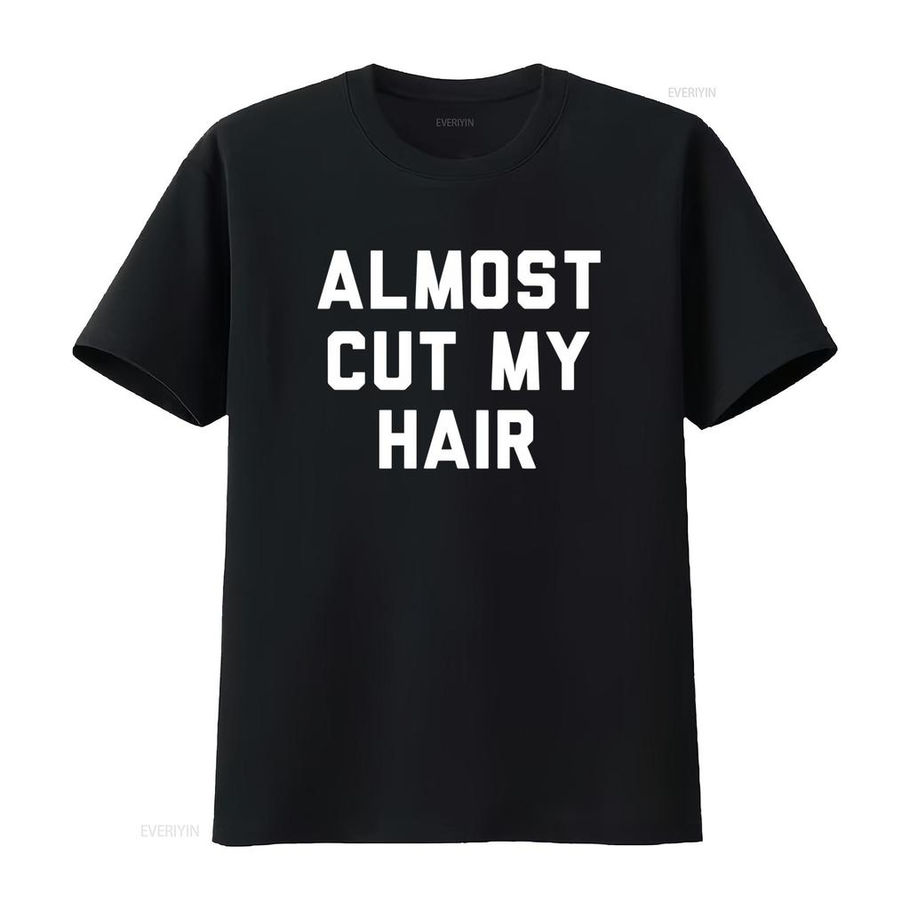 Almost Cut My Hair Classic Rock And Roll Hippie 70s Funny Song T Shirt Vintage Washed Streetwear Designer Clothes Stretched