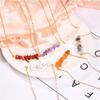 Spot Natural Stone Crystal Gravel Pendant Necklace Irregular Gravel Collarbone Gold Alloy Chain Stylish and Simple