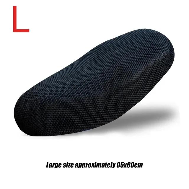 1Pcs Anti-Slip 3D Motorcycle Seat Cushion Cover Net Heat Insulation Mesh Fabric Pad Cushion Protector S-XXXXXL