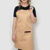 Waterproof Canvas Apron For Home Kitchen Restaurant Milk Tea Shop Back Cross Korean Style Fashion Work Clothes