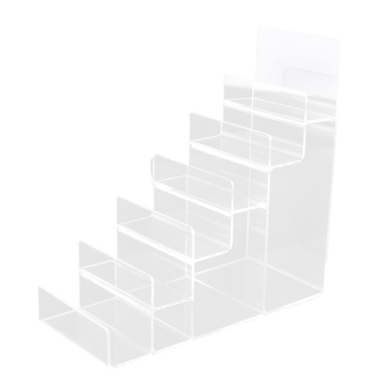 Tiered Acrylic  Shelf Visible Storage Solution For Accessories Home Shop Use Handbag Purse Display Shelf Rack