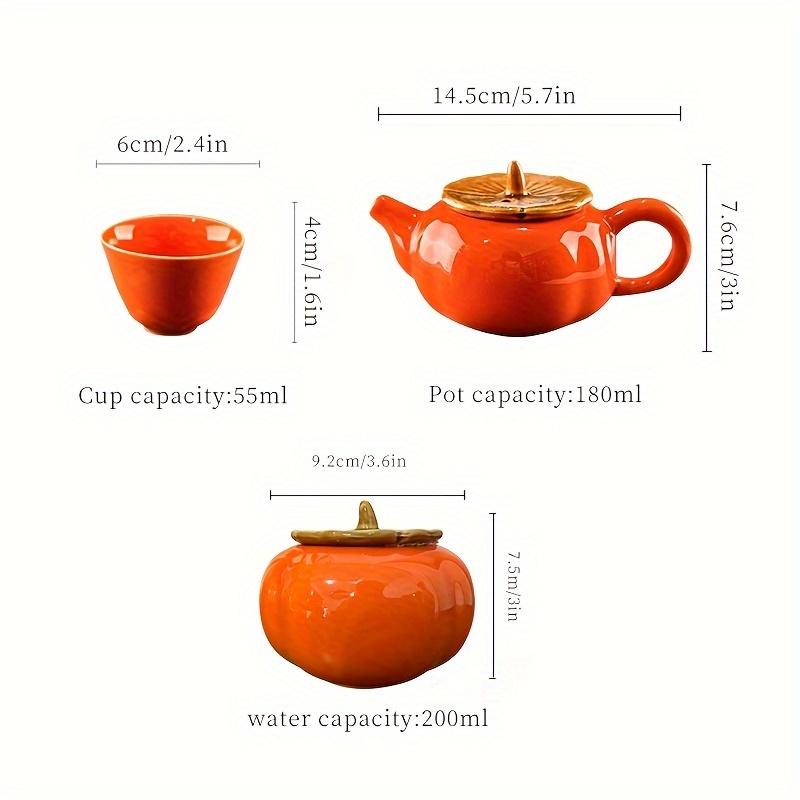 1 sada keramická čajová sada Čajová sada ve stylu tomel Vhodné pro rodinné posezení Cestování v přírodě Dárek k narozeninám Dárek k svátku Jarní festival Dárek Čajový doplněk