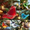 Sea Glass Birds Ornament Ornaments Christmas Decorations Hanging Ornaments Christmas Tree Decorations Pendants