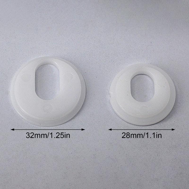 Plastic Toilet Seat Mounting Bolts Heavy Duty Bathroom Hardware Toilet Seat Fasteners set Prevents Wobbling for Home