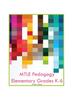 The MTLE Pedagogy Elementary Grades K-6 Book