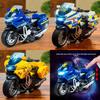 Boys Ride On Metal Motorcycle Toy With Light Sound Effects For Ages 3 And Up