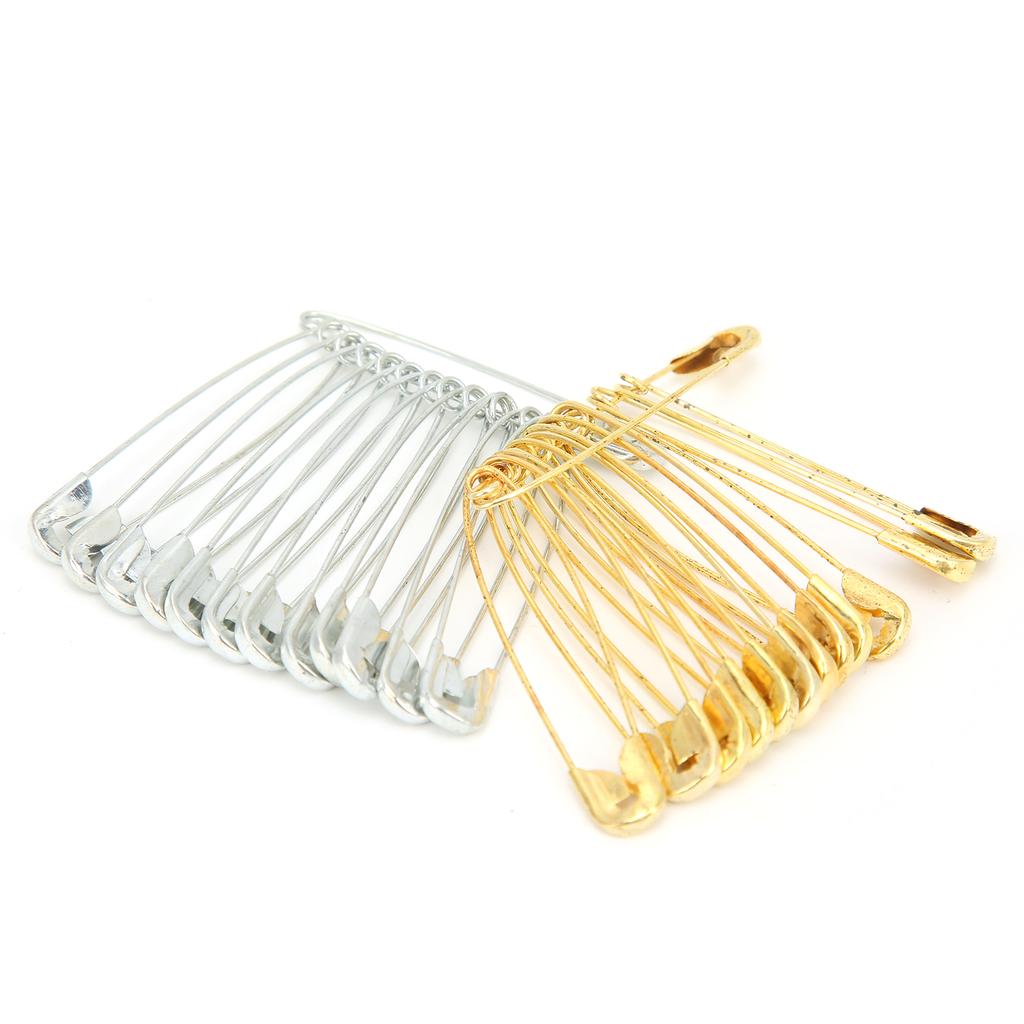 Sicherheitsnadeln 20 Stück Silber 20 Stück Golden Bunt Vereinfachtes Eisen für Schmuck Kleidung Herstellung