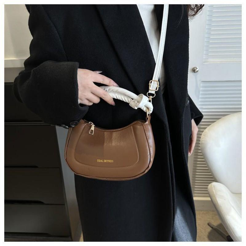 

Женская сумка-ниша во французском стиле на осень и зиму, модная сумка через плечо, универсальная сумка-седло в стиле ретро