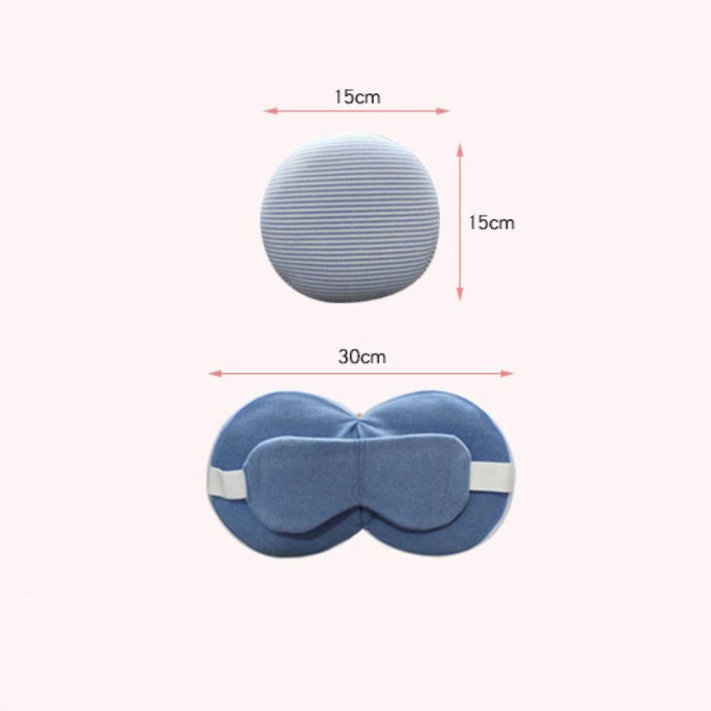Portable 2 in 1 Neck Pillow Sleeping Mask Napping Sleeping Pillow New Travel Eye Cover