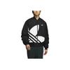 adidas Originals Sports Lifestyle Series Classic Retro Sports Stand Collar Pilot Long Sleeve Jacket Unisex Jacket Black JL8380
