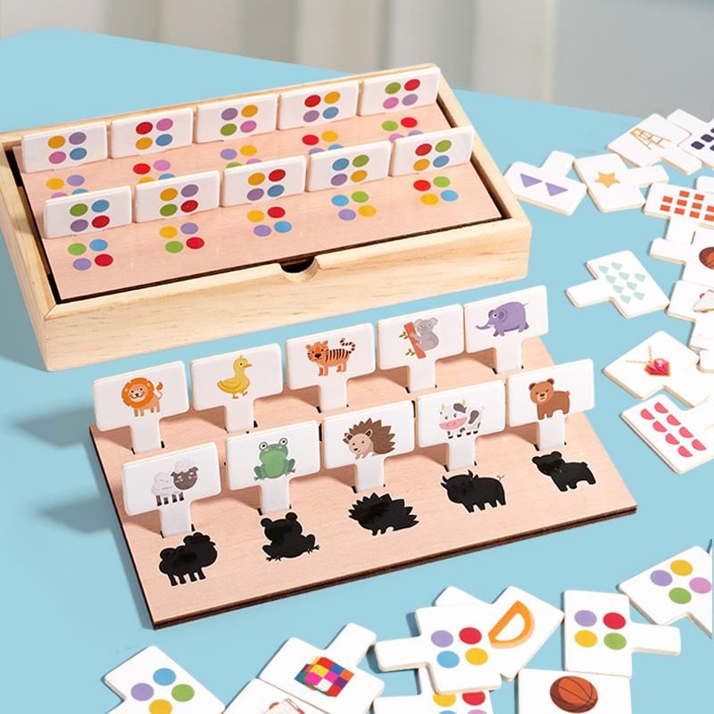 Montessori Number Matching Puzzle: Early Math and Cognitive Learning Toy