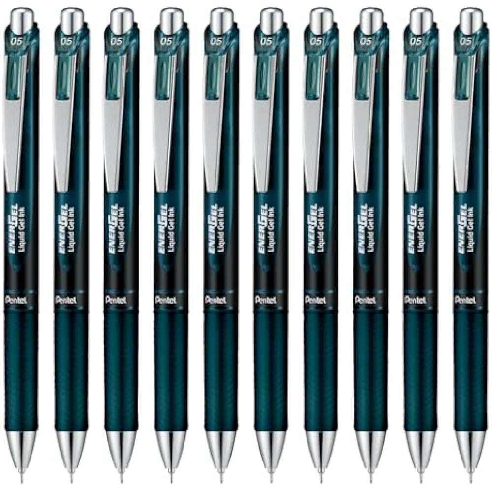 Pentel Ballpoint Gel Ink Gel Knock Type 0.5mm 0 BLN75A2-SA Indigo Black 10pcs
