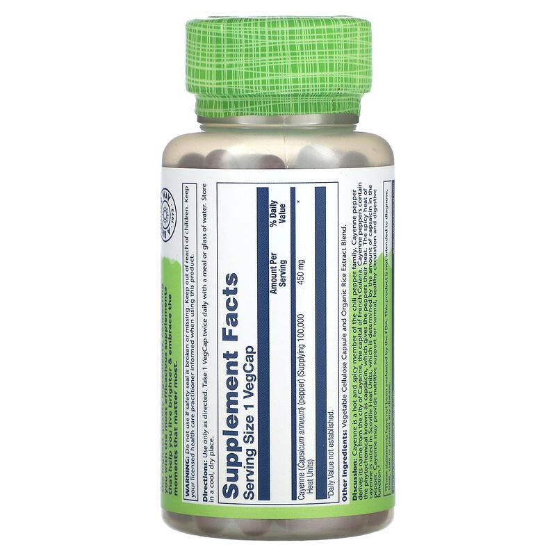 True Herbs, Cayenne , 450 Mg, 100 Vegcaps