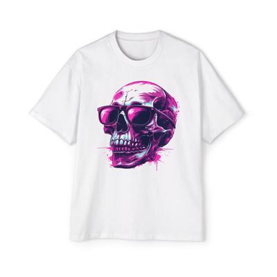 Cool Skull with Sunglasses :: High Quality Men's Heavy Oversized Tee