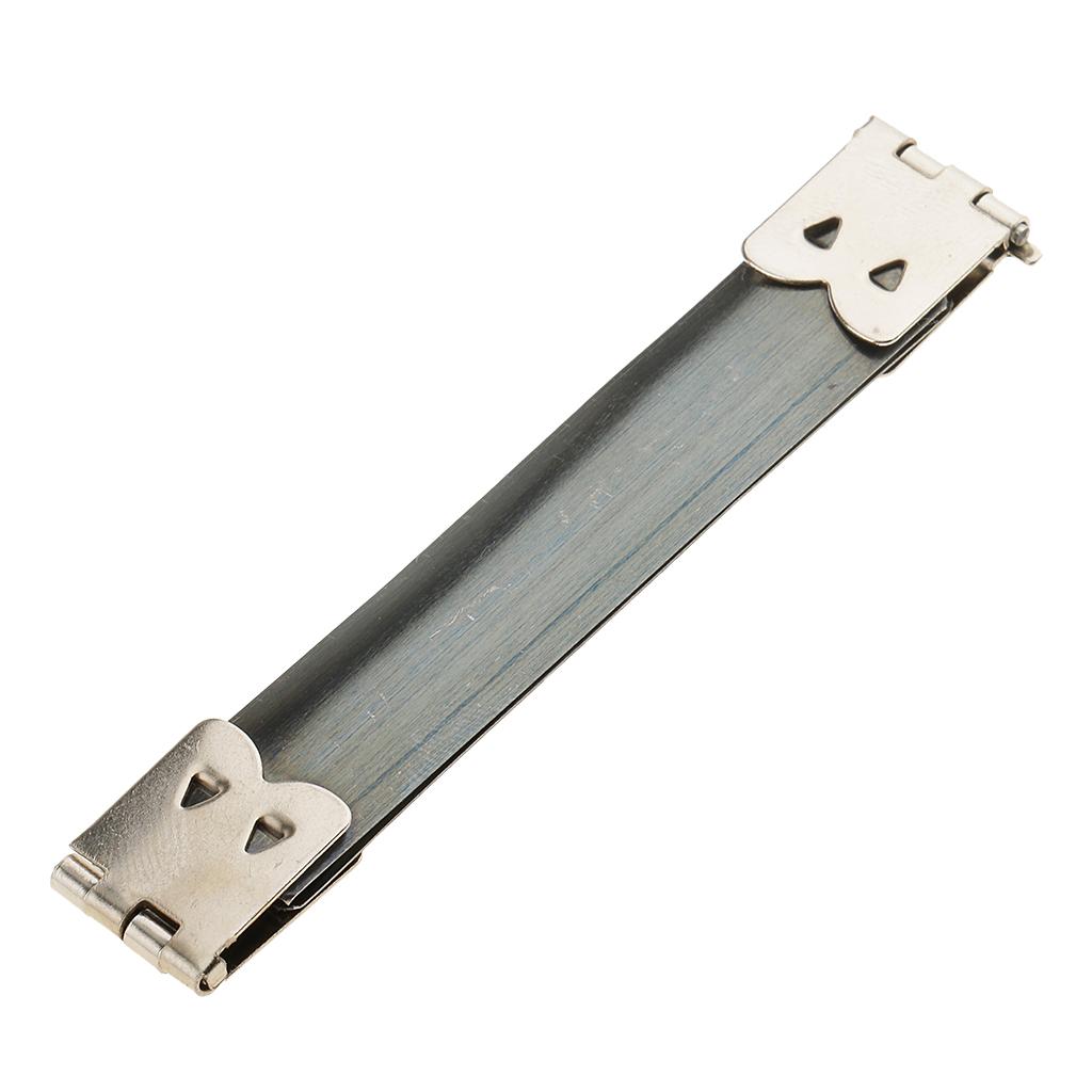 10x Shrapnel Purse Making Supplies Metal Frame , 8.5x1.4 cm