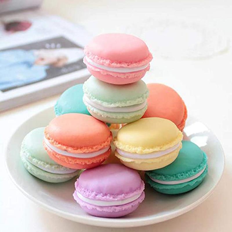Stampo in Silicone per Macaron e Fondant Stampo 3D per Macarons Candela Strumenti per Decorare Torte Topper per Cupcake Cioccolato Caramelle Sapone Gelatina Moule