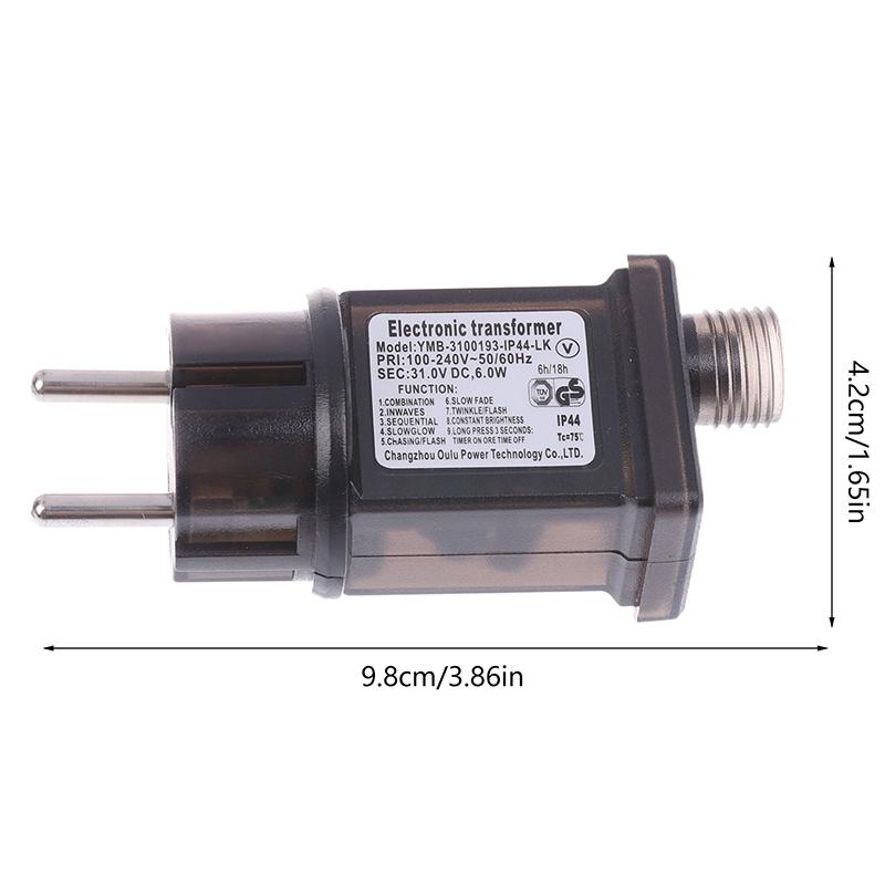 Eu Plug Ac 220V To 31Vdc 6W 8 Functional With Remote Control Selv Led Lamp Driver Switch Adapter Ip44 Waterproof Laser Lighting