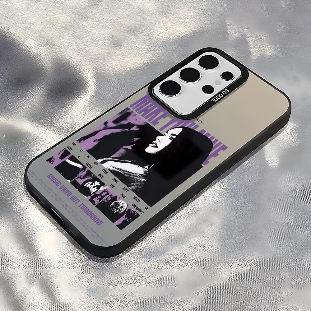 M-Madison BeerS Singer Phone Case For Samsung Galaxy S25 Edge S24 S23 S22 S21 S20 Ultra Funda Silicone Silver Cover