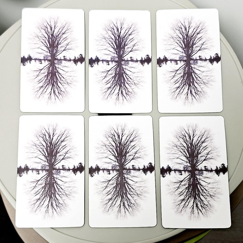 Medytacja w ruchu Tarot 10,3*6cm Łączy się z naturalnymi elementami każdego sezonu 78 sztuk kart tarota opartych na RWS