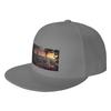 Fashion Rome City View Flat Brim Sun Hat Students Summer Women Cap