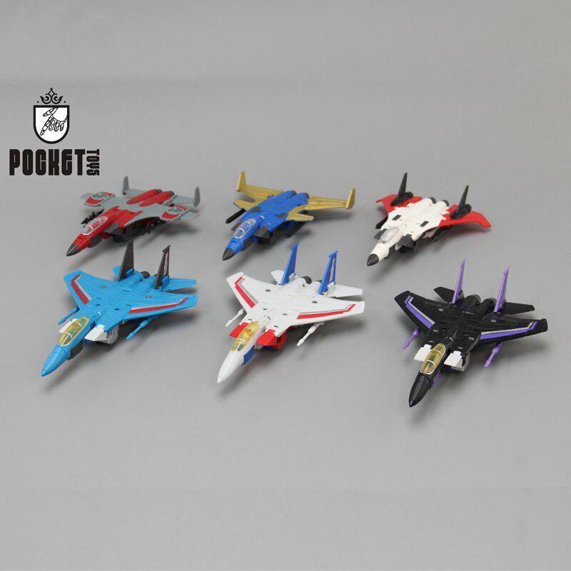 PT01-06 G1 Animation Fighter Squadron Deformable Small Airplane Toy Model