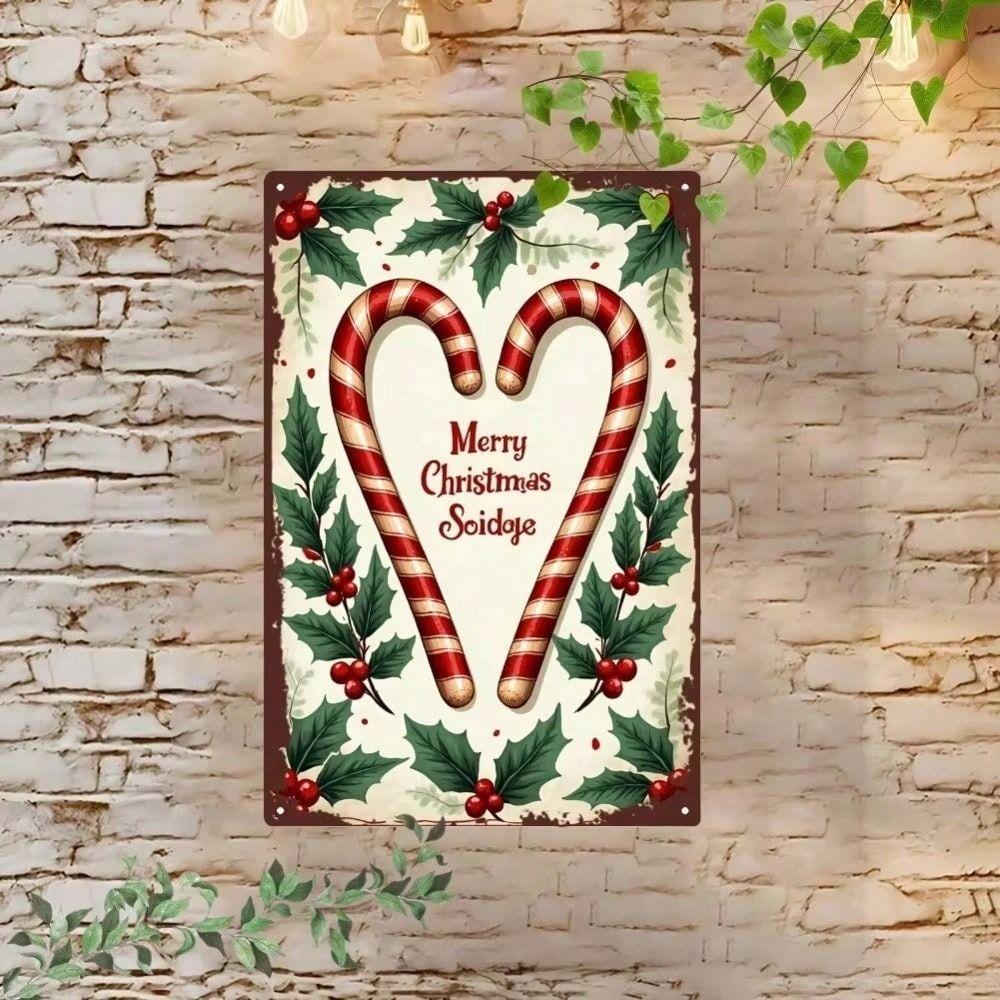 Винтажная металлическая табличка Жестяная пластина Настенное искусство Декор 20x30см