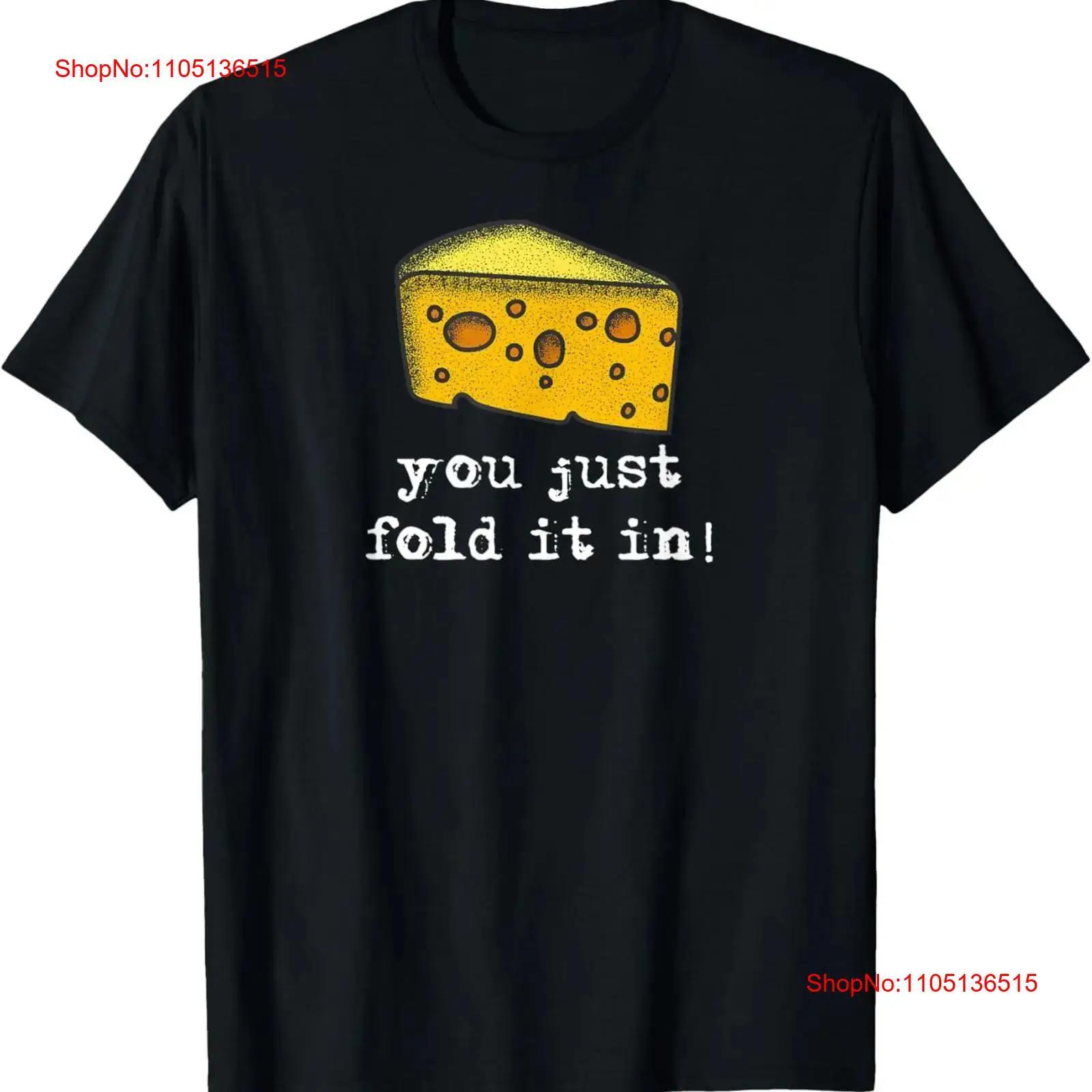 

You Just Fold It In T Shirt The Cheese vintage Washed Top For Everyday Wear Stretched Soft Breathable homme Comfortable Unisex S разноцветный