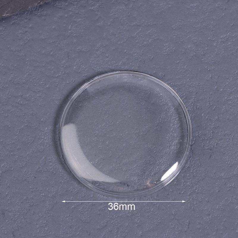 Akcesoria do zegarków 25-36MM Akrylowe Okrągłe Szkiełko Zegarka Pokrywka Zegarka Zamienna Maska Przezroczysta Powierzchnia Płaskie Szkiełko