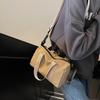 New Casual and Fashionable Portable Small Square Bag Simple Solid Color Women's Bag Large Capacity Shoulder Bag Fitness Women's Bag