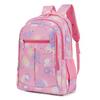 Floral Embossed Kids Backpack With Breathable Fabric For School And Outings