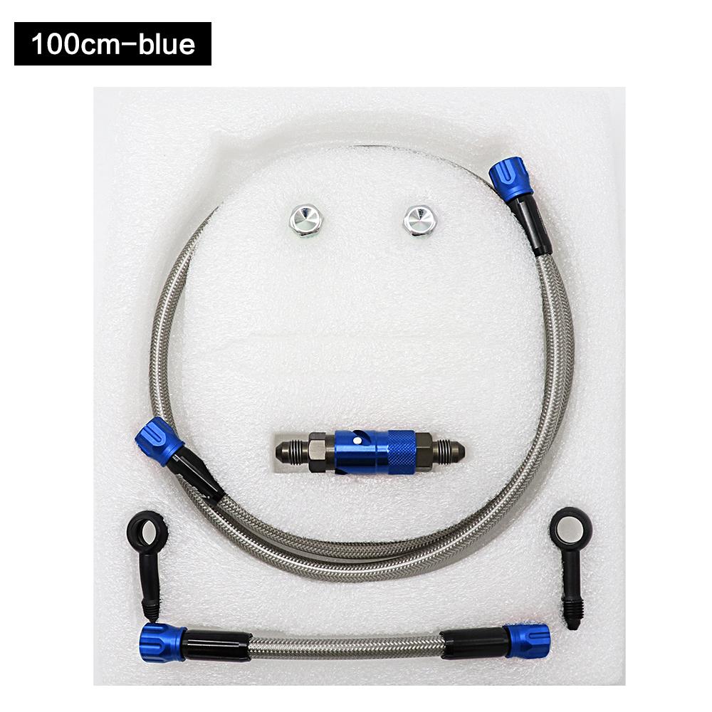 High Quality CVO Aerospace Aluminum Alloy 800cm To 1200cm Reinforced Hydraulic Motorcycle Brake Hose Braided Brake Tube