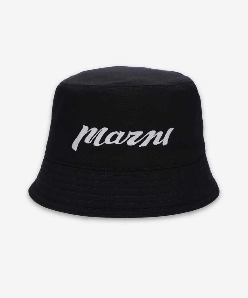 MARNI Logo Embroidered Bucket Hat - Black / Clzc0110S0Uac00500N99