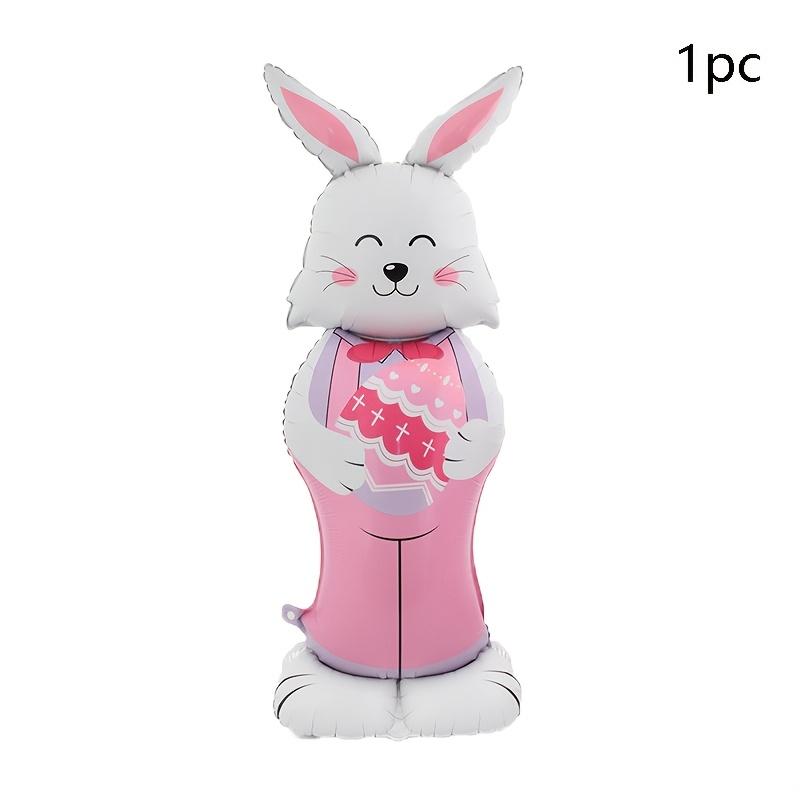 

1Pcs Large Easter Standing Balloon for Happy Easter Day Party Decorations 150cm Bunny Easter Egg Balloons Kids Party Favors As Picture
