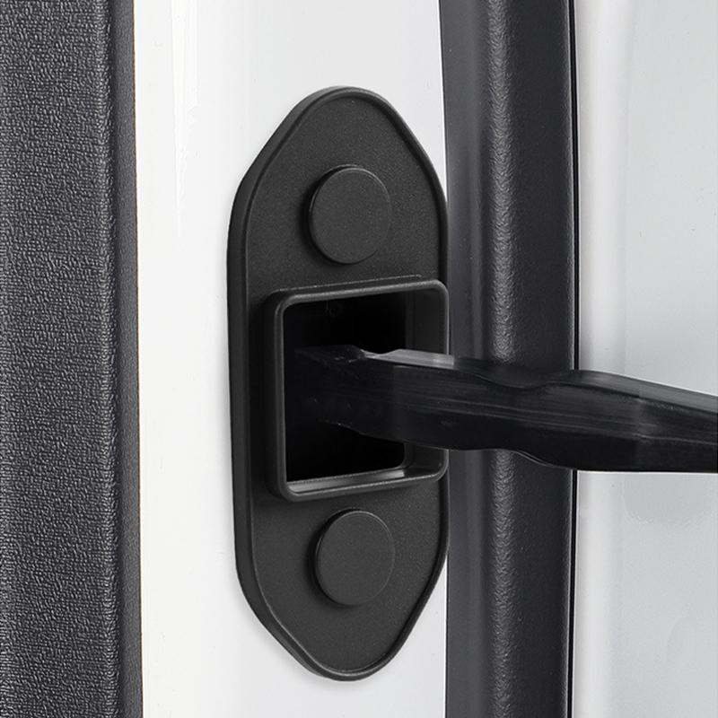 For Leapmotor C10 B10 C16 C01 C11 T03 Silicone Car Door Limiter Protection Cover Door Lock Buckle Cover Car Interior Accessories