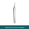 Stainless Steel Blackhead Remover and Pimple Extractor Set—4-Piece Beauty Tool for Acne and Zit Care