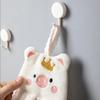 Hand towel household cute absorbent kitchen towel lazy rag wipe towel solid color children's hand