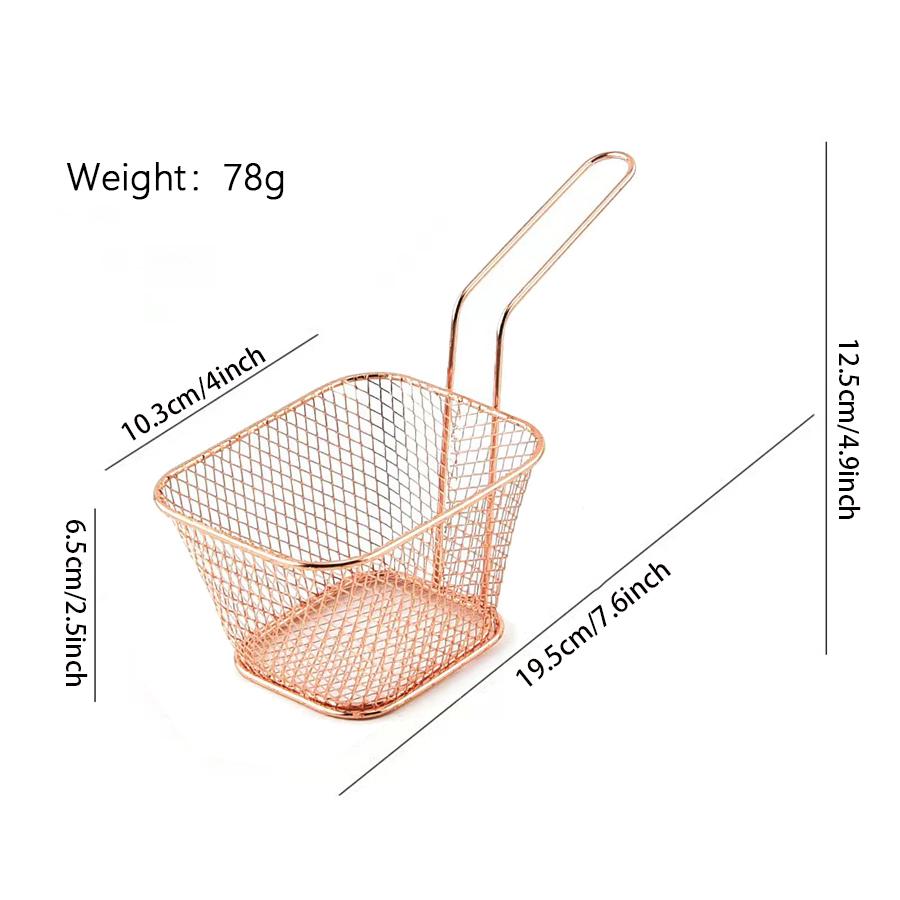 Snack Korb Frittierter Hähnchen Korb Mini Pommes Frites Korb Kreativer Pommes Frites Korb Frittierkorb Snack Frittiernetz Korb