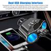 12V/24V Dual USB Quick Charge Car Cigarette Lighter Splitter Charger LED Display Bluetooth Hands-free Call Sockets Car Accessory