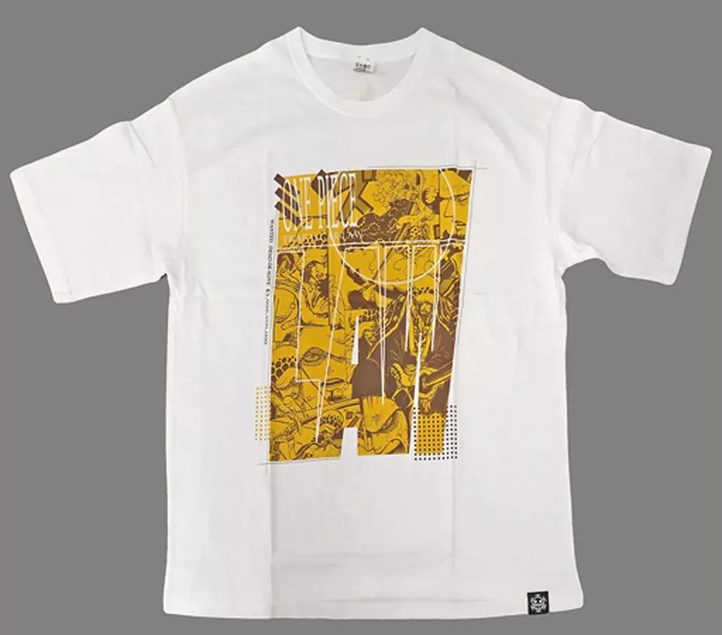 Trafalgar Law Big Silhouette T-Shirt White M One Piece Prize M