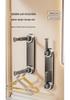 No-Drill Telescopic Wall-Mounted Clothes Drying Rack for Home Balcony