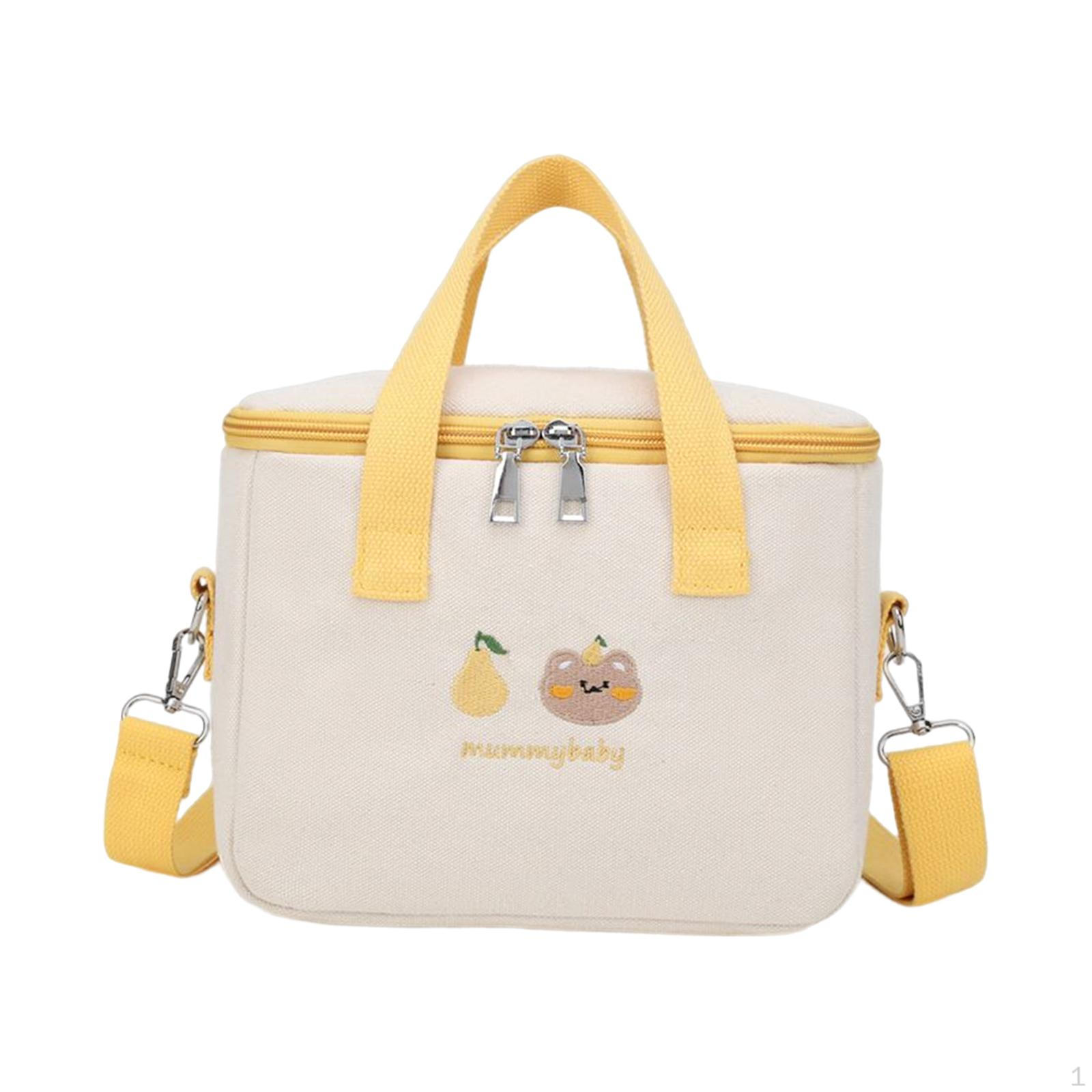 Compact Lunch Storage Bag with Insulated Box for Office and Camping жёлтый 1290₽