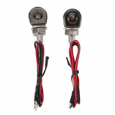 Handlebar LED Turn Signal Light DC12V Retro Mini Waterproof Increased Visibility for Motorcycle ATV