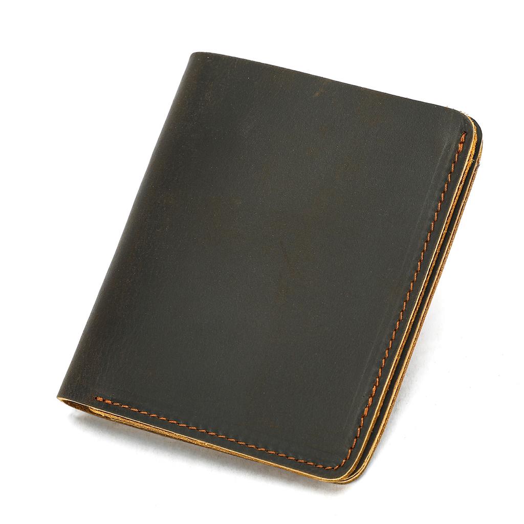 Retro Crazy Horse Pickup Bag, Small and Portable Coin Bag, Genuine Leather Wallet