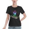 Affordable House Cat (Rainbow Dj Kitty) Unisexs Tshirt Grunge Non Shrink Tshirt