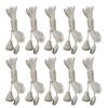 10Pcs Nylon Bathroom Light Pull Cord String Replacement Ceiling Switches Pull Cord with Connector Pull Chain Easy To Use