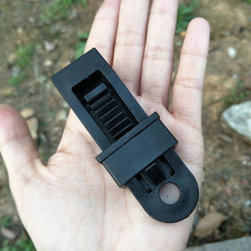 2 Pcs Tents Wind Rope Clamp Awnings Outdoor Camping Plastic Clip Tents Accessories