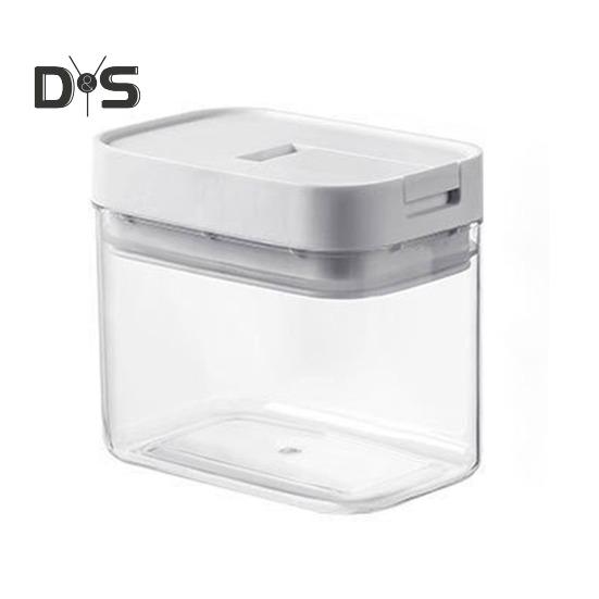 

Герметичный контейнер для хранения продуктов с крышкой, не содержит бисфенол А, высокая прозрачность, штабелируемый дизайн, коробка для хранения сухих продуктов из злаков 500ML
